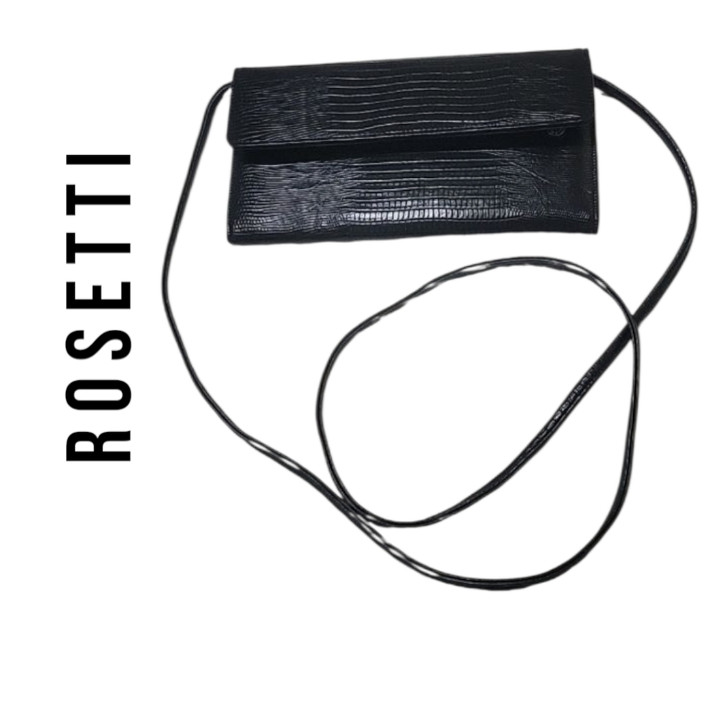NWOT ROSETTI Black CROSSBODY  PURSE WALLET